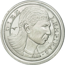 Coin, Honduras, 10 Lempiras, 1995, Tower, MS(63), Aluminum, KM:1d.2