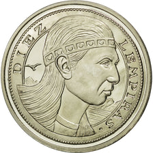 Coin, Honduras, 10 Lempiras, 1995, Tower, MS(63), Copper-nickel, KM:1f.2