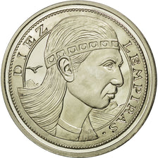 Coin, Honduras, 10 Lempiras, 1995, Tower, MS(63), Copper-nickel, KM:1f.2