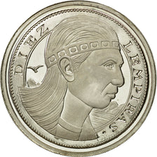 Moneta, Honduras, 10 Lempiras, 1995, Tower, SPL, Argento, KM:1.1