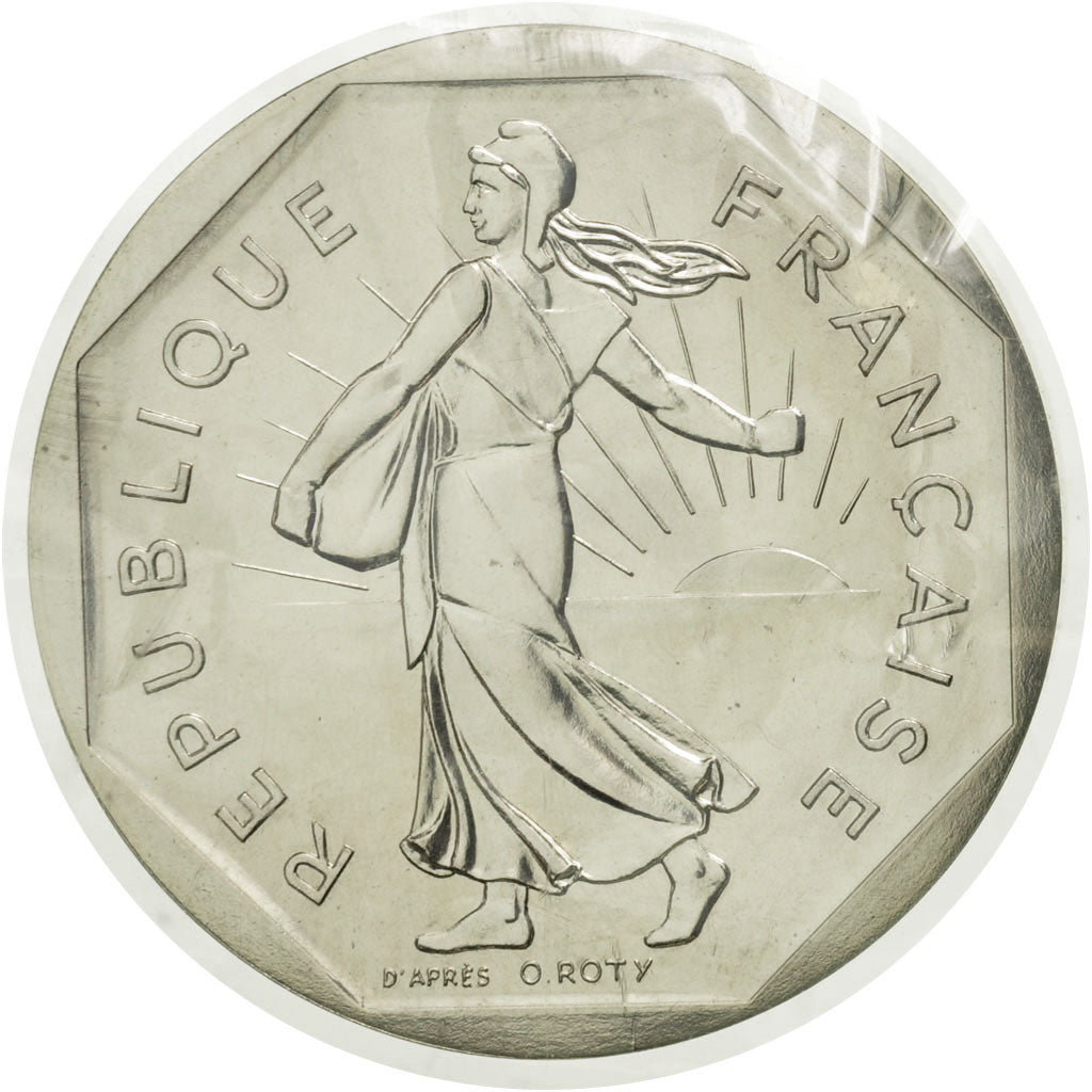 Moneda, Francia, 2 Francs, 1981, Paris, FDC, Plata, KM:P704, Gadoury:123.P2