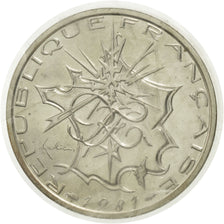 Munten, Frankrijk, 10 Francs, 1981, Paris, UNC-, Zilver, KM:P712, Gadoury:186.P2