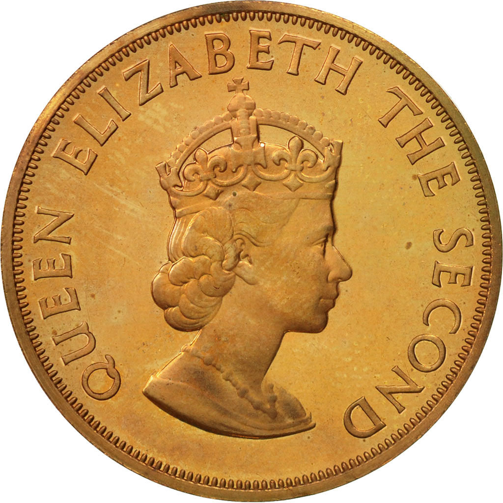 Coin, Jersey, Elizabeth II, 1/12 Shilling, 1964, MS(63), Bronze, KM:21