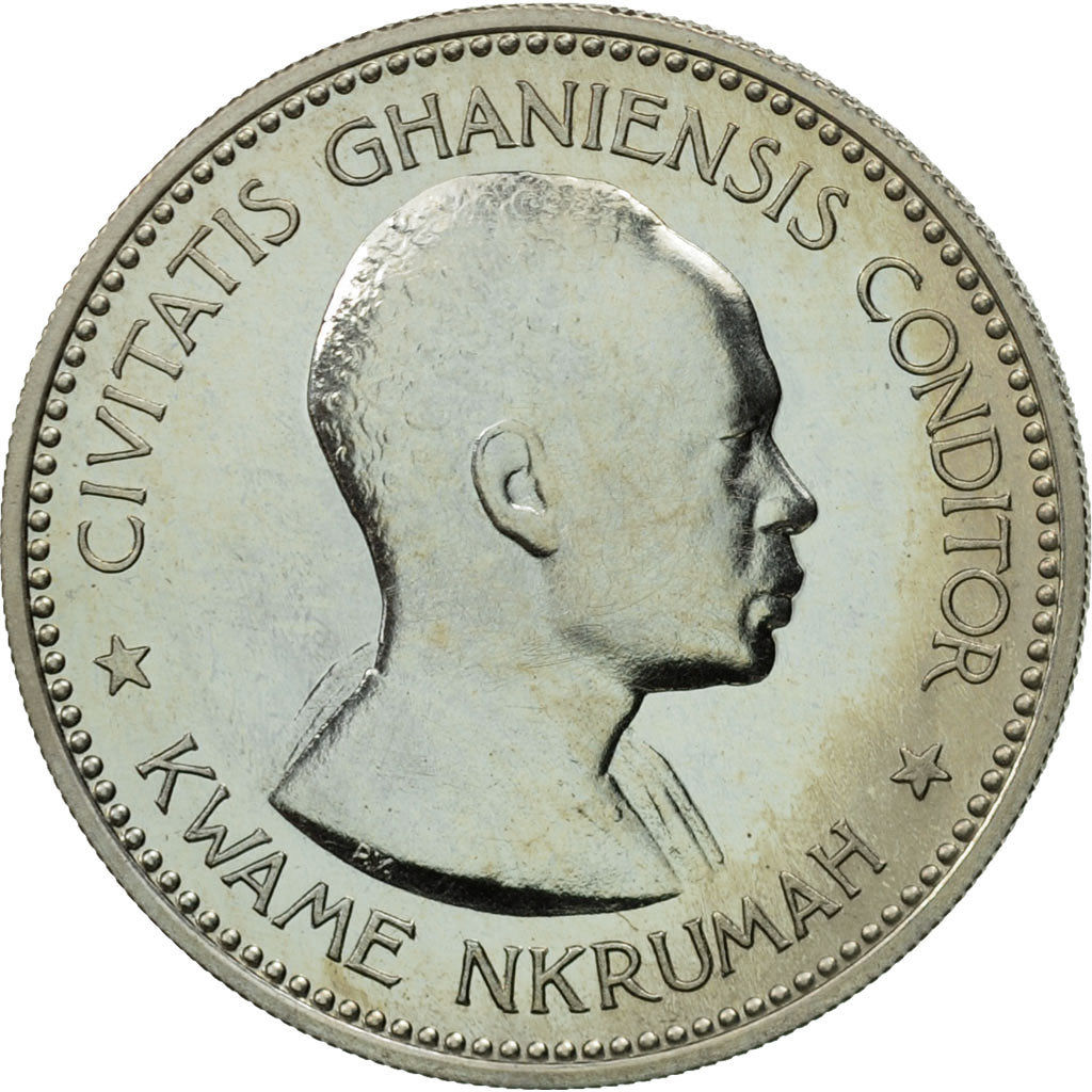 Ghana, 2 Shilling, 1958, SC, Cobre - níquel, KM:6