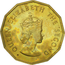 Jersey, Elizabeth II, 1/4 Shilling, 3 Pence, 1966, MS(63), Nickel-brass, KM:27