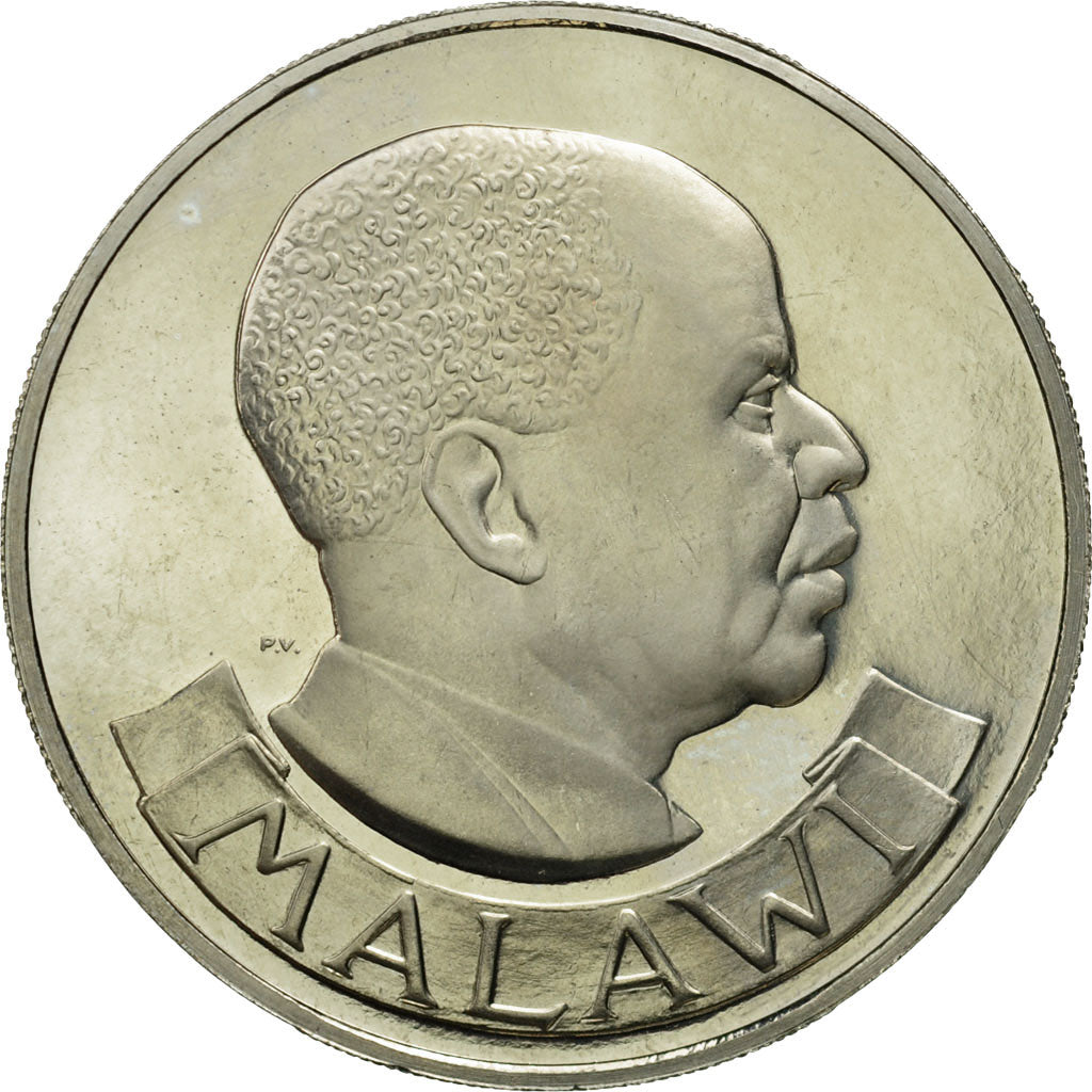 Malawi, 1/2 Crown, 1964, MS(63), Copper-Nickel-Zinc, KM:4