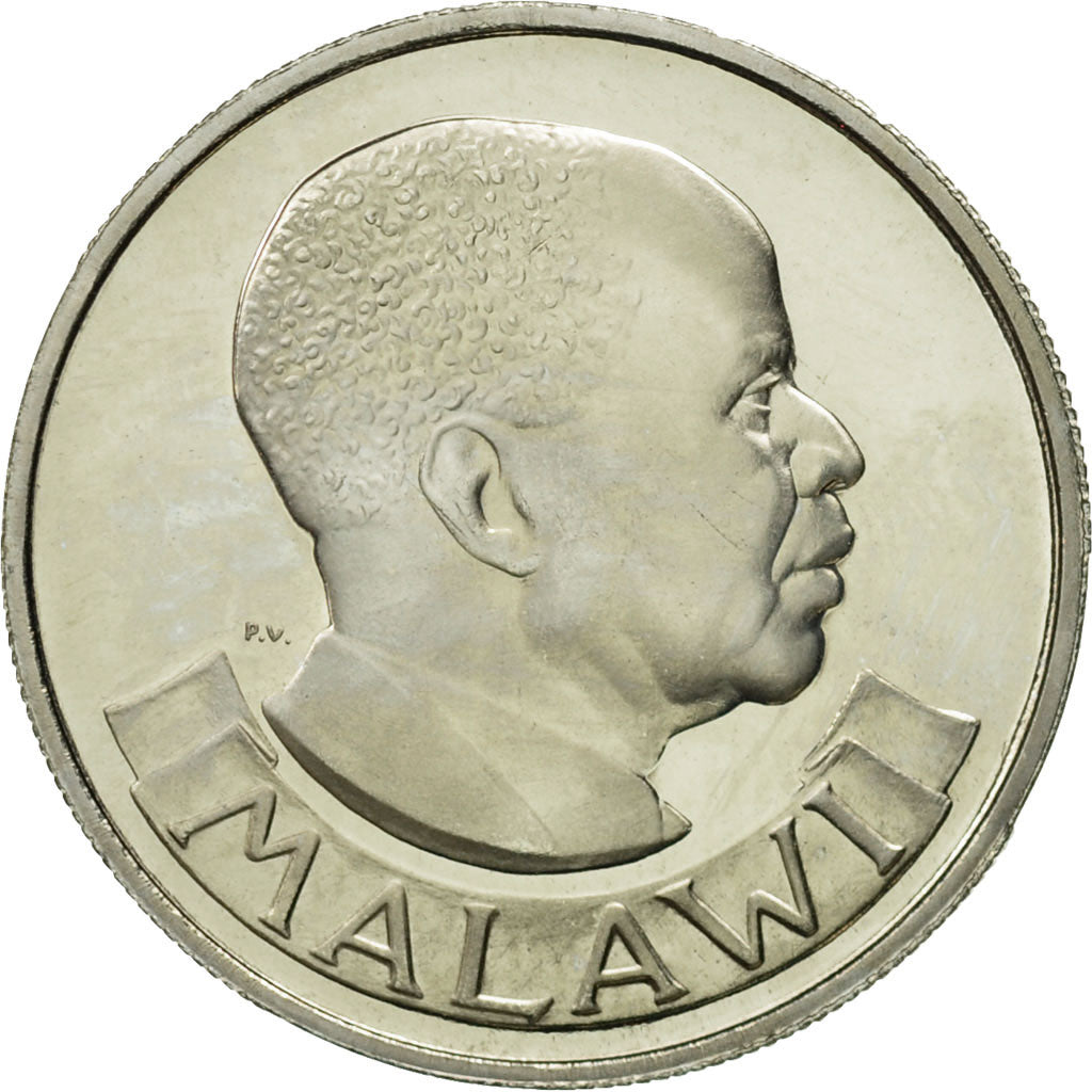 Malawi, Shilling, 1964, MS(63), Copper-Nickel-Zinc, KM:2