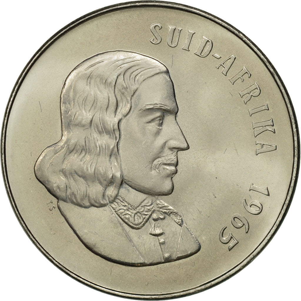 South Africa, 50 Cents, 1965, MS(63), Nickel, KM:70.2