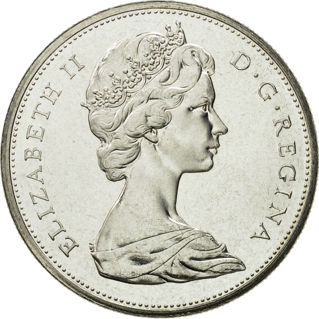 Coin, Canada, Elizabeth II, Dollar, 1965, Royal Canadian Mint, Ottawa, MS(63)