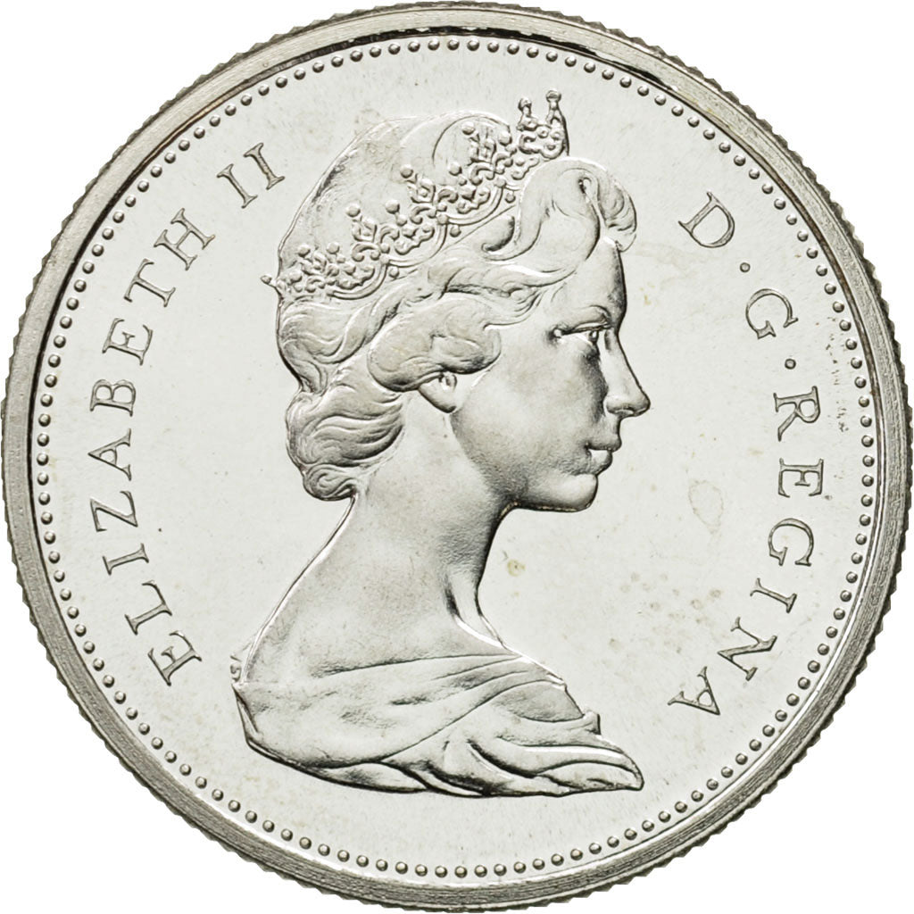 Coin, Canada, Elizabeth II, 25 Cents, 1965, Royal Canadian Mint, Ottawa, MS(63)