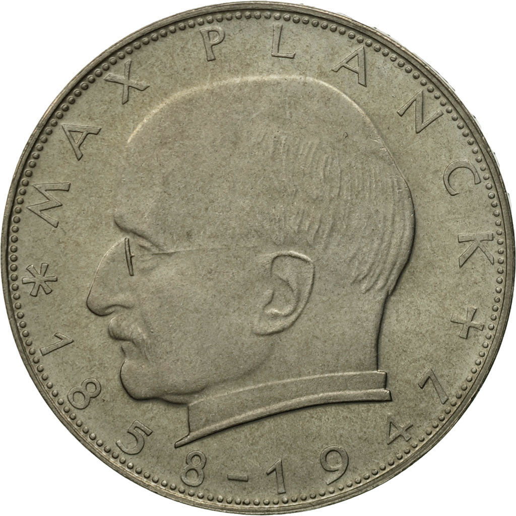 GERMANY - FEDERAL REPUBLIC, 2 Mark, 1966, Karlsruhe, MS(63), Copper-nickel