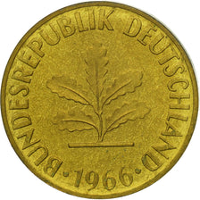 Monnaie, République fédérale allemande, 5 Pfennig, 1966, Karlsruhe, SPL