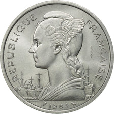Comoros, 5 Francs, 1964, Pattern, UNZ, Aluminium, KM:E3