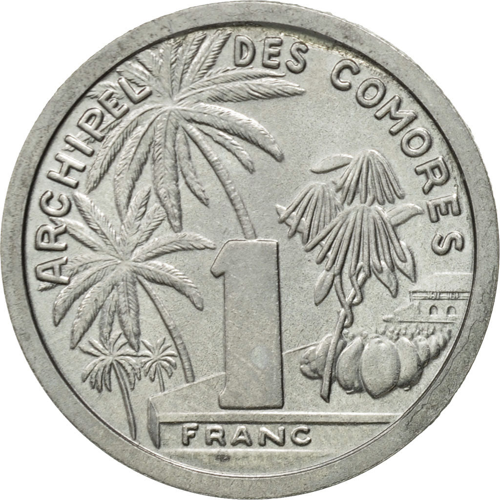 Moneda, Comoras, Franc, 1964, Paris, SC, Aluminio, KM:E1
