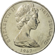 Nouvelle-Zélande, Elizabeth II, Dollar, 1967, SPL, Copper-nickel, KM:38.1