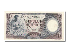 Indonesia, 10 Rupiah, 1958, KM #56, UNC(65-70), YBM069343