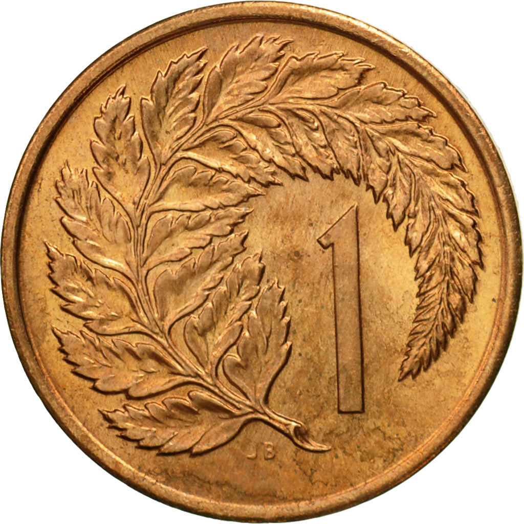 Coin, New Zealand, Elizabeth II, Cent, 1967, MS(60-62), Bronze, KM:31.1
