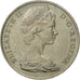 Gibraltar, Elizabeth II, Crown, 1967, MS(63), Copper-nickel, KM:4