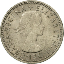 Great Britain, Elizabeth II, Shilling, 1964, MS(63), Copper-nickel, KM:904