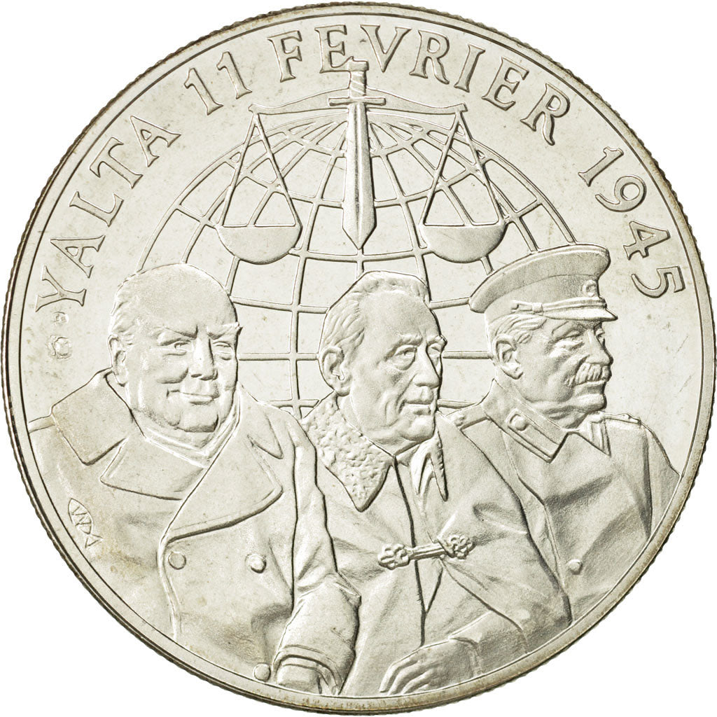 France, Medal, Yalta - 11 Février 1945, History, SPL+, Argent