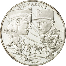 France, Medal, Bir-Hakeim - 1939-1945, History, MS(64), Silver