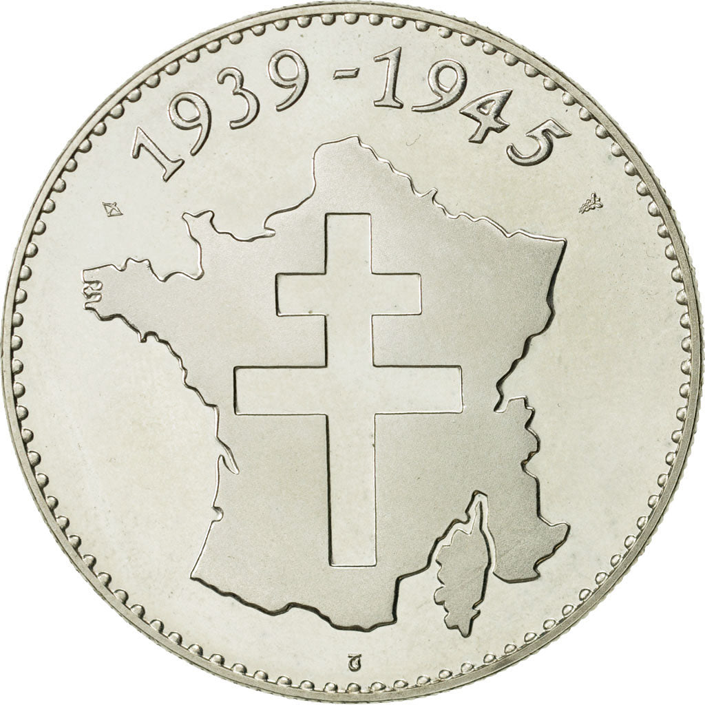 France, Medal, Berlin - 22 Avril - 2 Mai 1945, History, MS(64), Silver