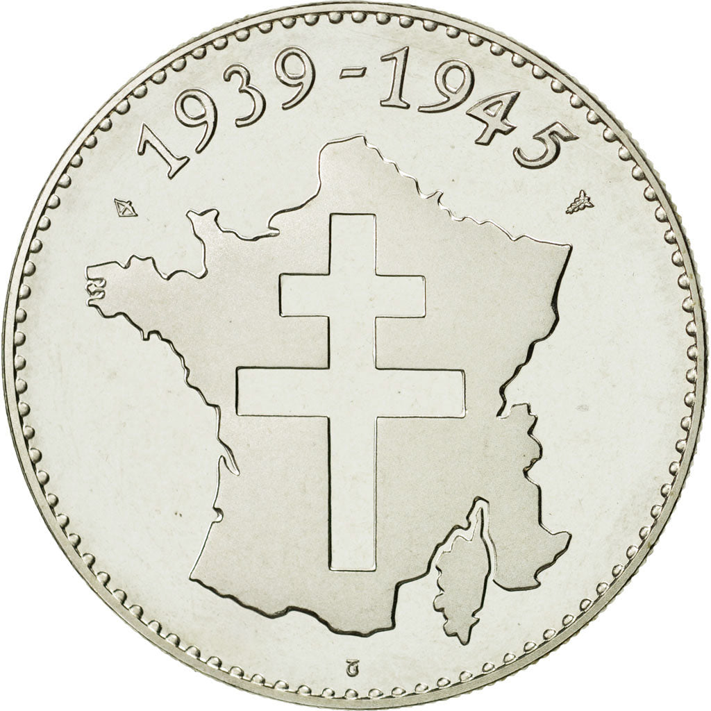 France, Medal, Victoire 8 Mai 1945, History, MS(64), Silver