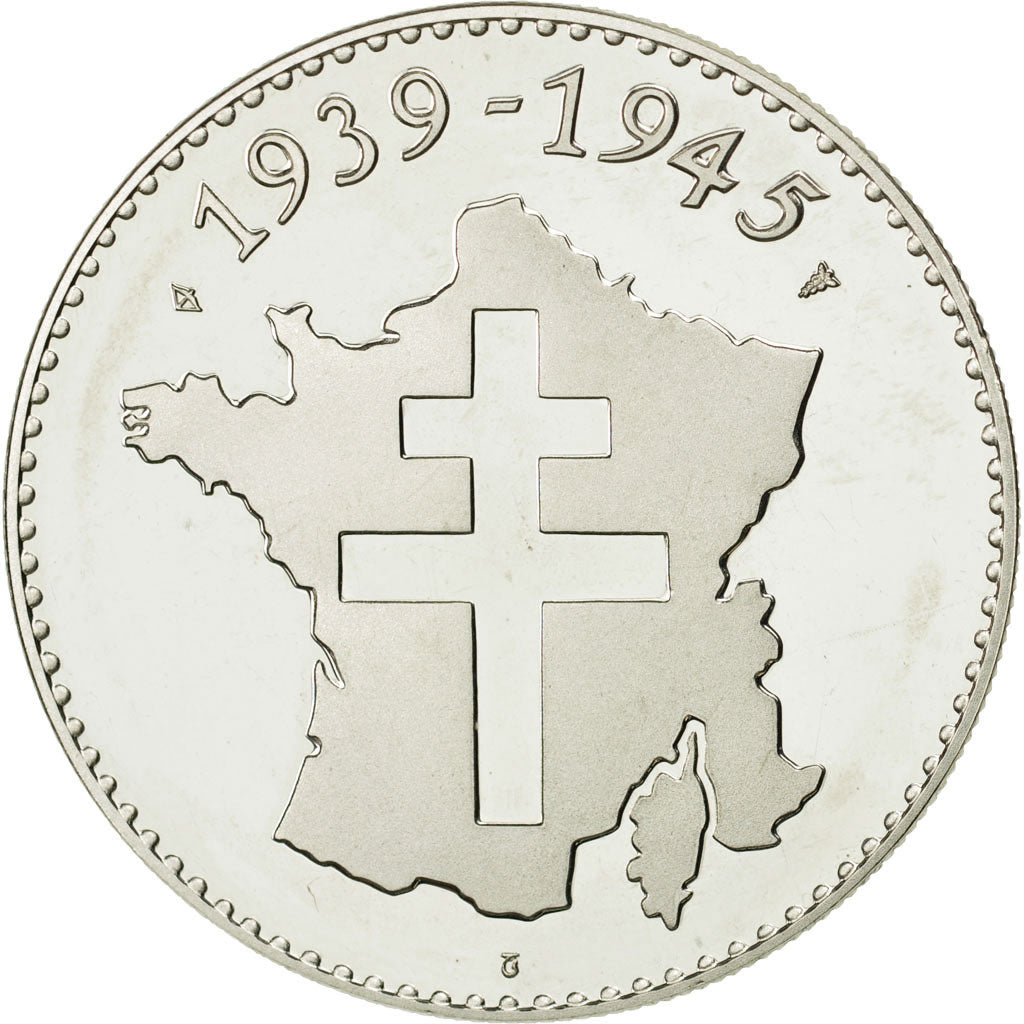 France, Medal, Campagne d'Italie - 1939 - 1945, History, MS(64), Silver