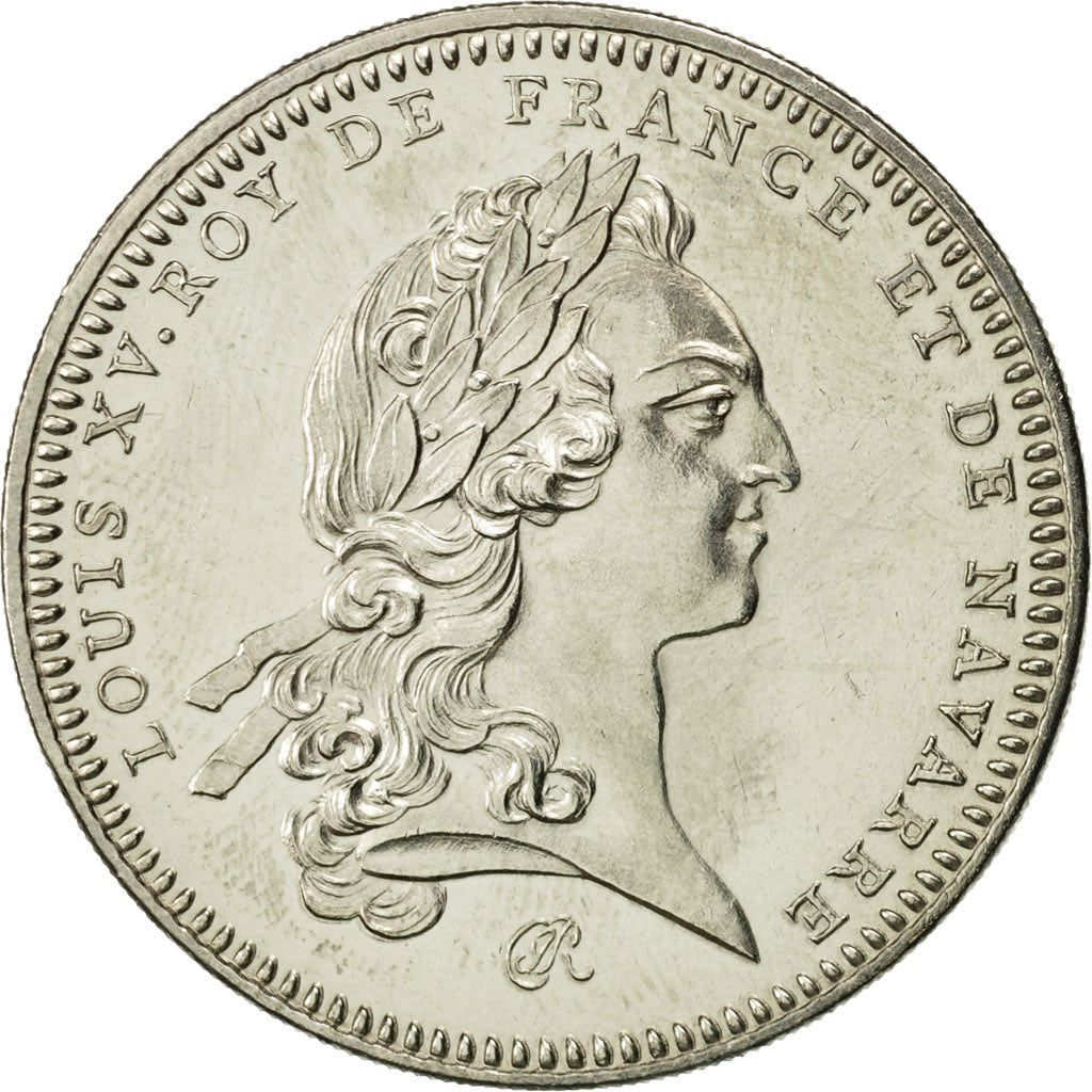 France, Medal, Roi de France, Louis XV, History, SPL+, Cupro-nickel