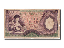 Indonesia, 1000 Rupiah, 1958, VF(30-35)