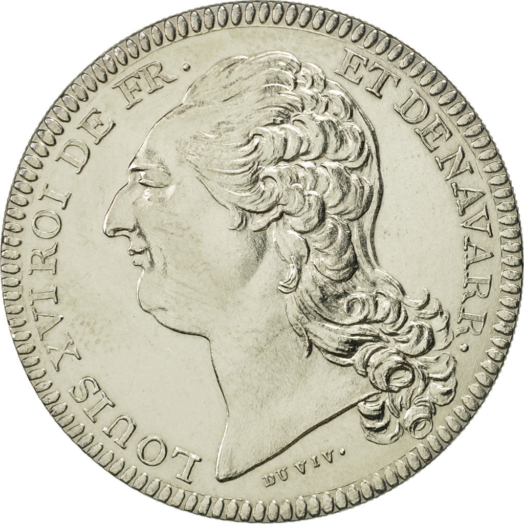 France, Medal, Louis XVI, History, MS(64), Cupro-nickel