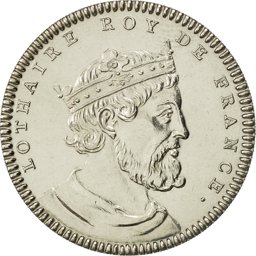 Francja, Medal, Lothaire, Historia, MS(64), Miedzionikiel