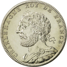 Frankrijk, Medal, Les Rois de France, Charlemagne, History, UNC, Cupro-nickel