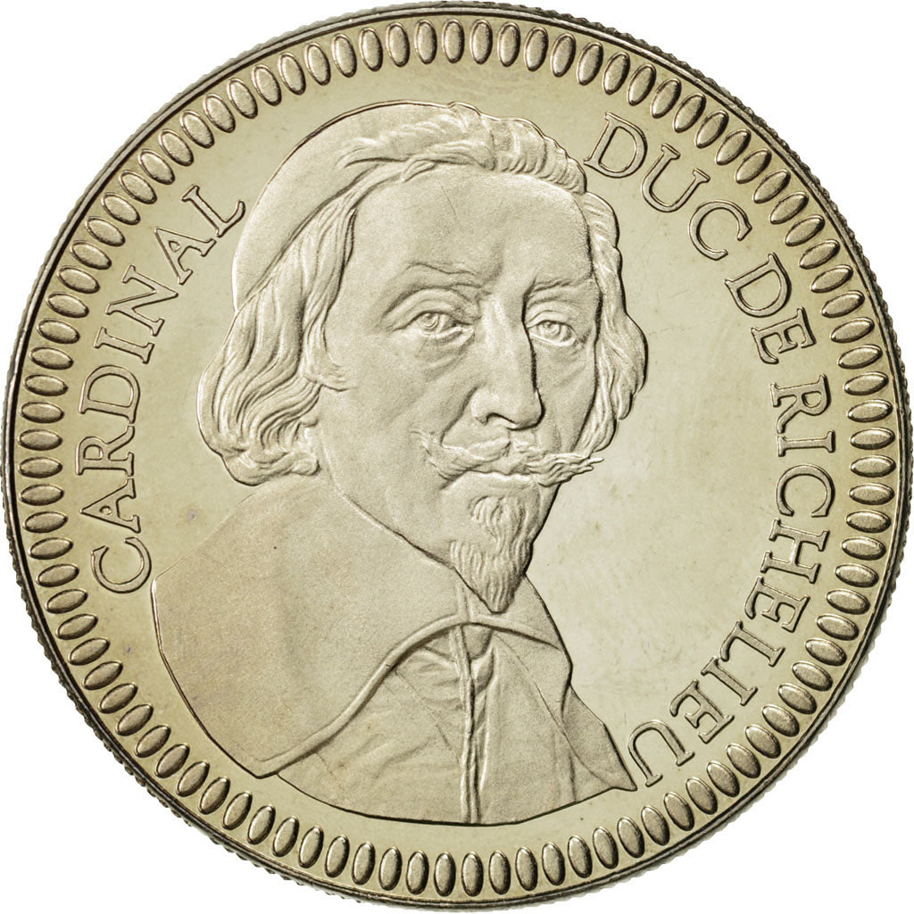 France, Medal, Cardinal de Richelieu, History, MS(64), Cupro-nickel