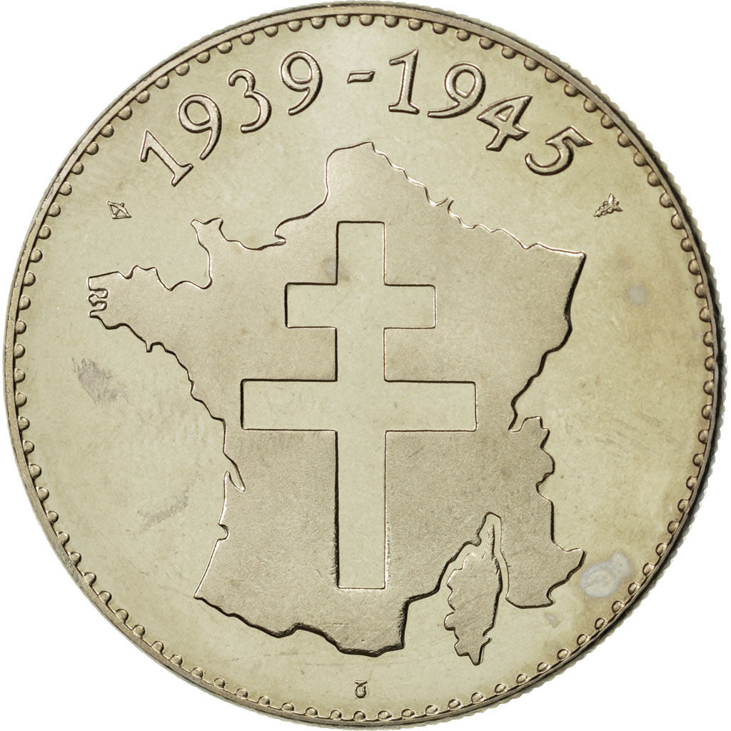 Francja, Medal, 6 Juin 1944 - Débarquement De Normandie, Historia, MS(64)