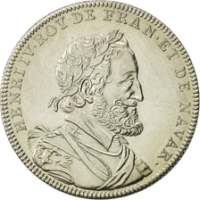 France, Medal, Henri IV, History, MS(64), Cupro-nickel