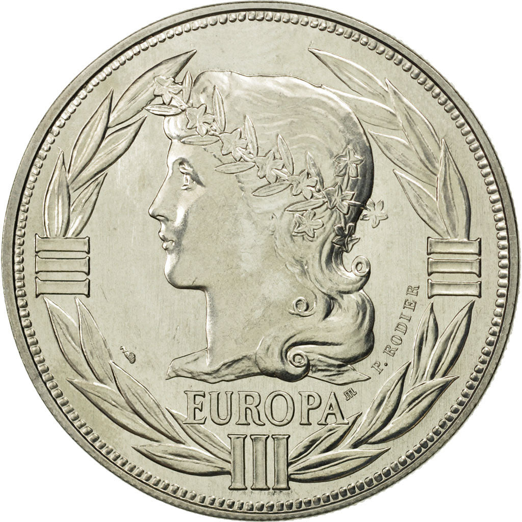 France, Medal, Ecu Europa, 1986, MS(64), Cupro-nickel