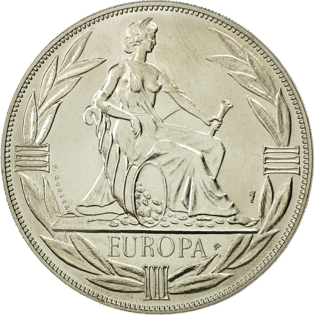 France, Medal, Ecu Europa, 1981, SPL+, Cupro-nickel