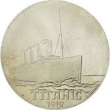 France, Medal, Titanic, 1912, MS(63), Cupro-nickel