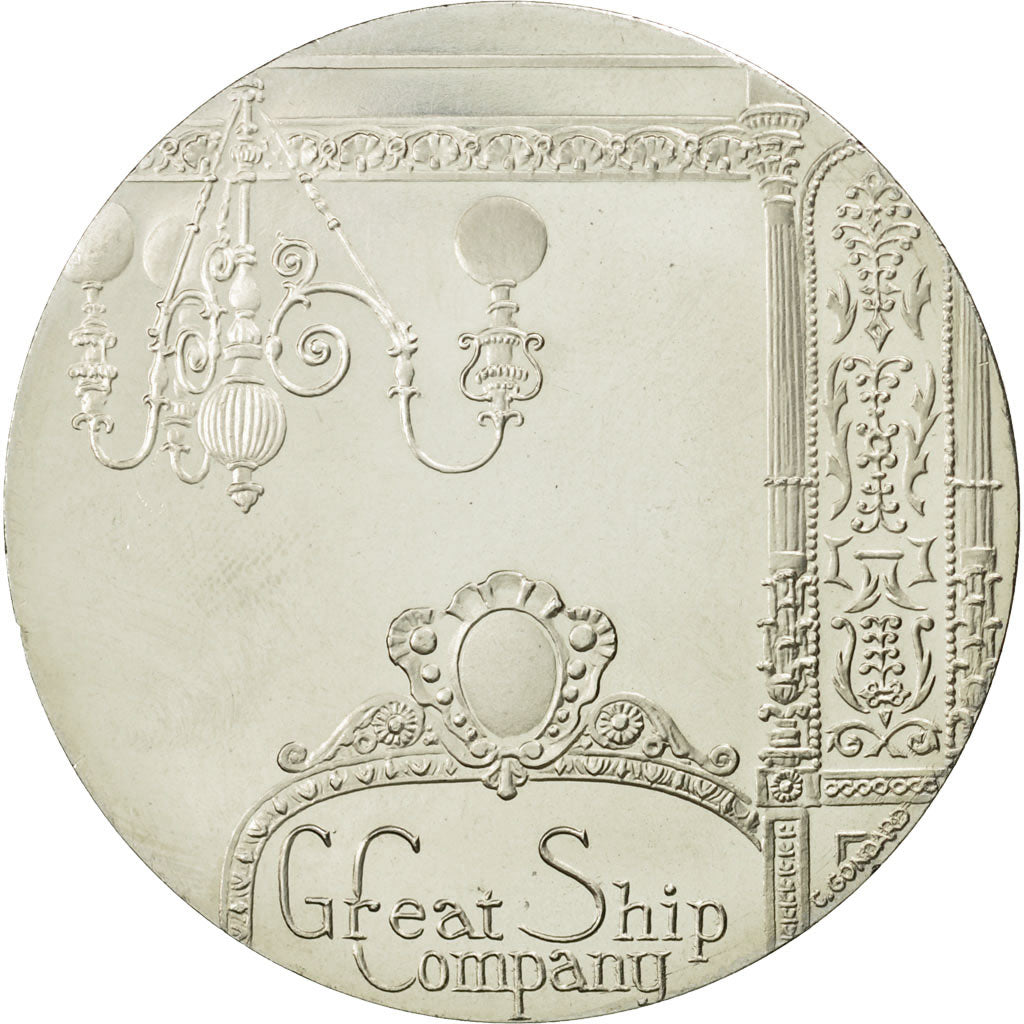 France, Medal, Les Grands Transatlantiques, Great Eastern, 1860, MS(63)