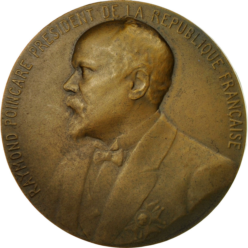France, Medal, Les Présidents de la République, Raymond Poincaré, 1913