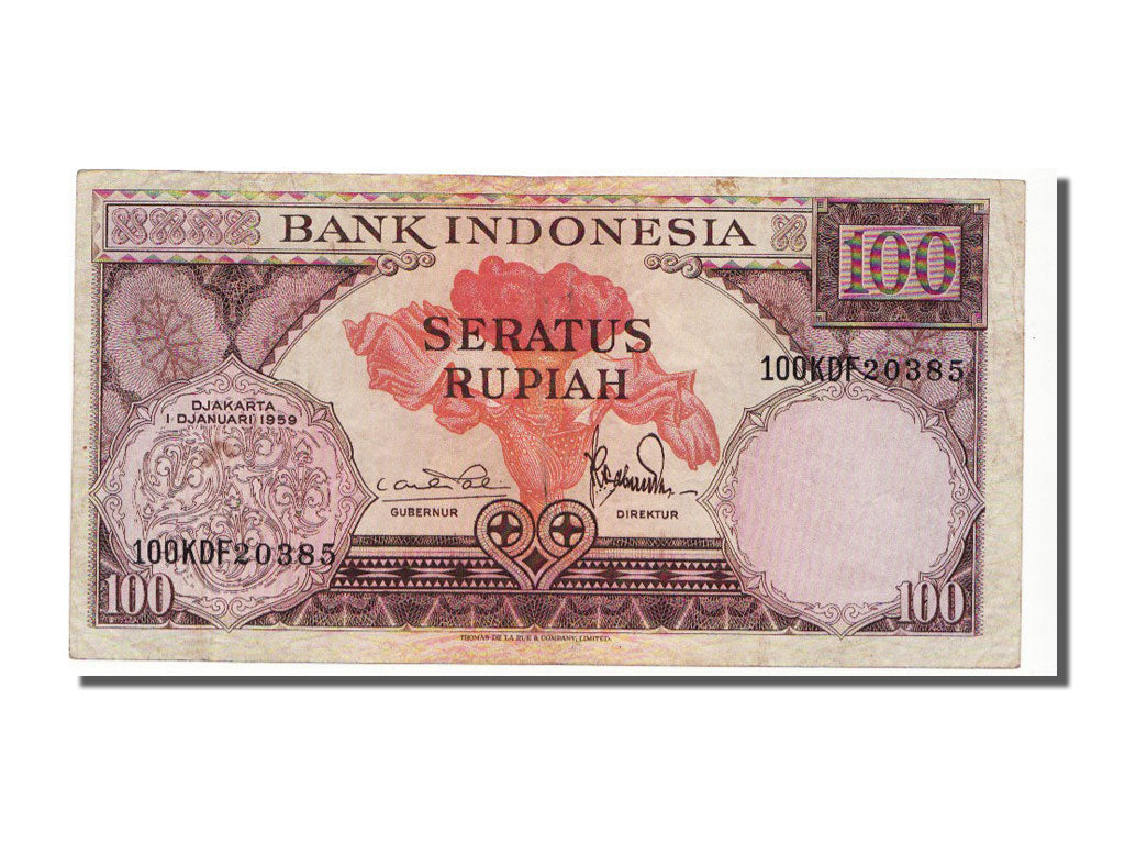 Indonesia, 100 Rupiah, 1959, 1959-01-01, EF(40-45)