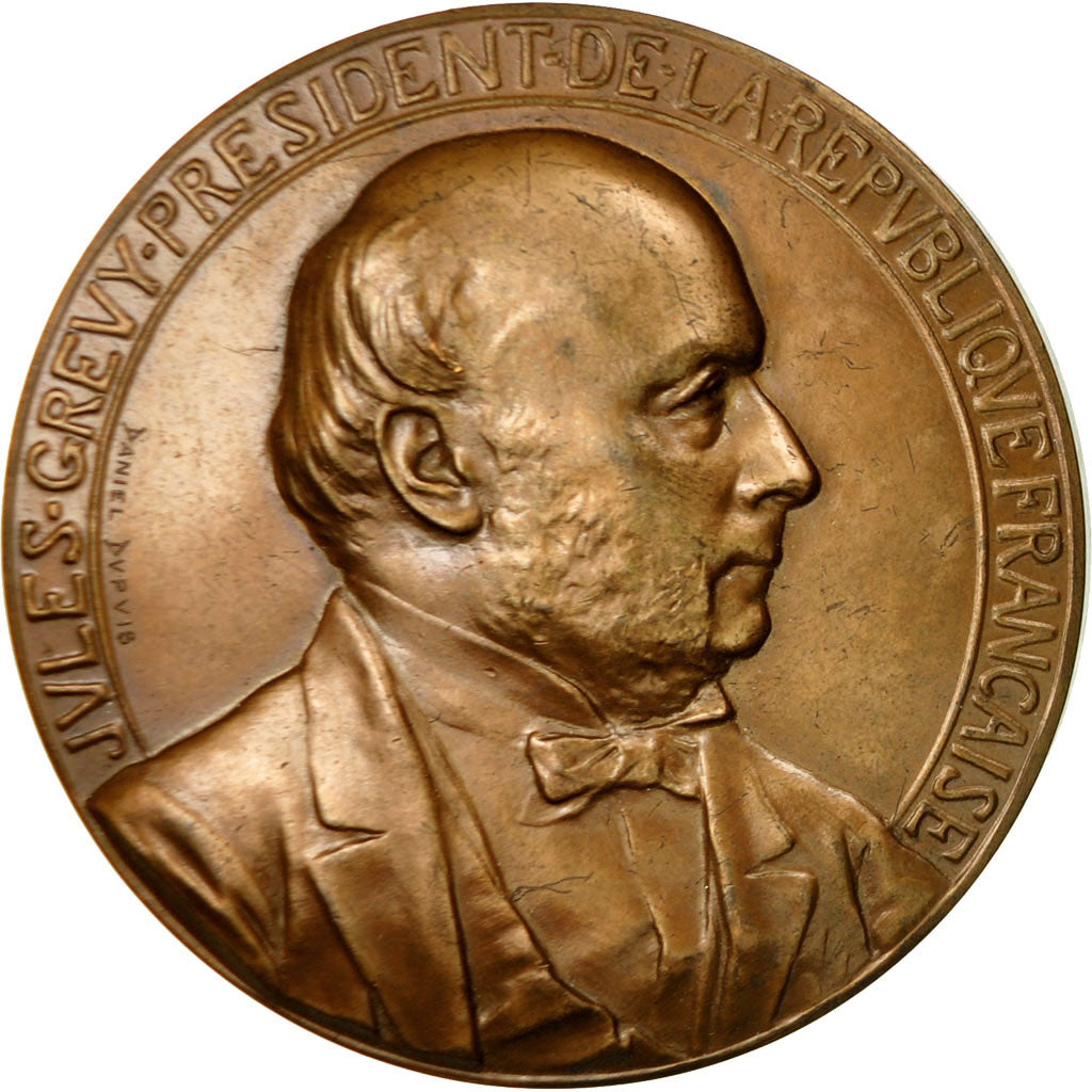Francia, Medal, Les Présidents de la République, Jules Grévy, 1968, Dupuis.D