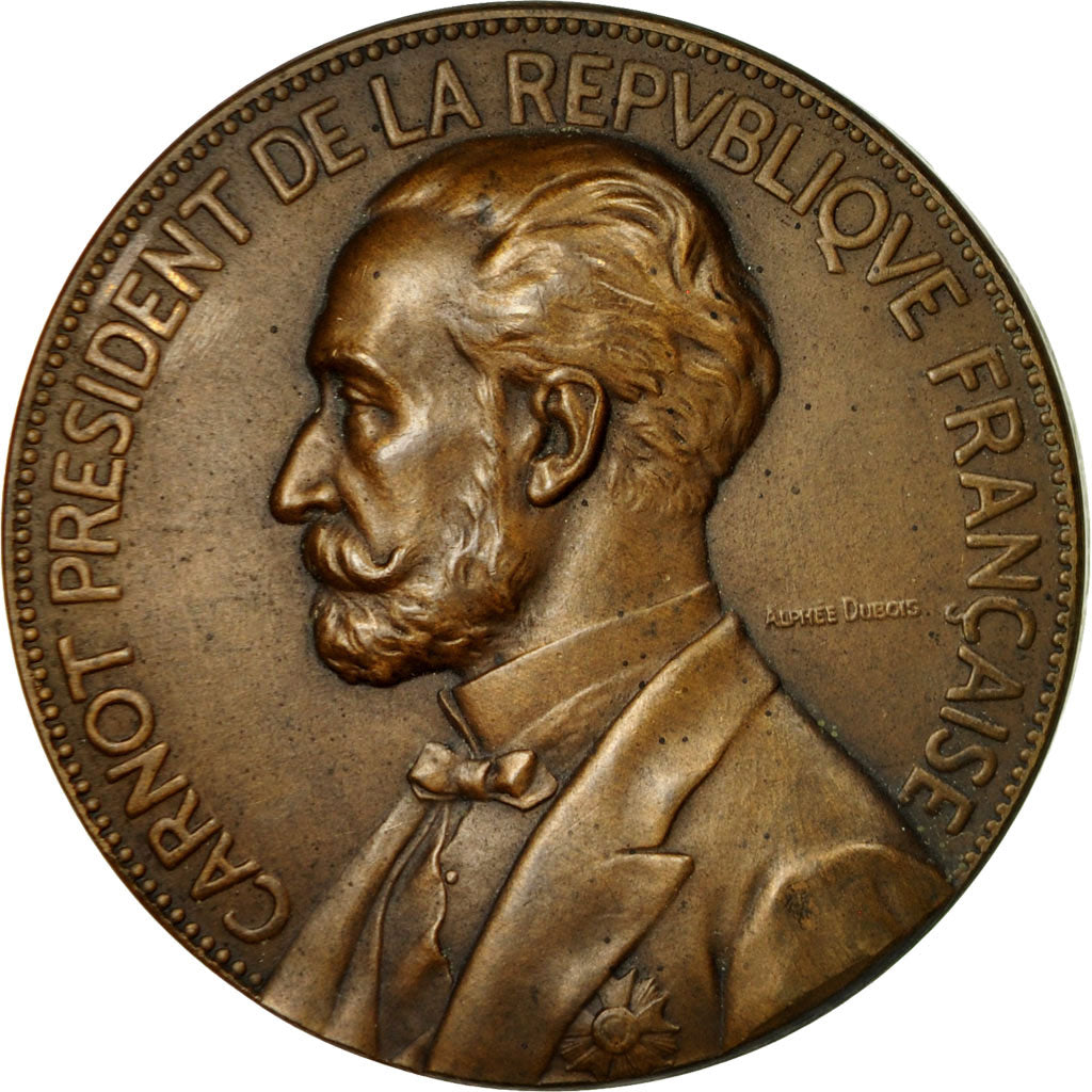 Frankreich, Medal, Les Présidents de la République, Sadi Carnot, 1889