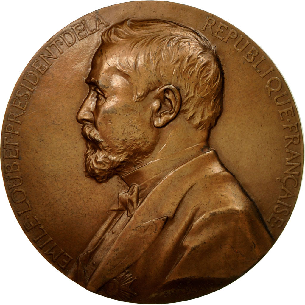Francia, Medal, Les Présidents de la République, Émile Loubet, 1969, SC