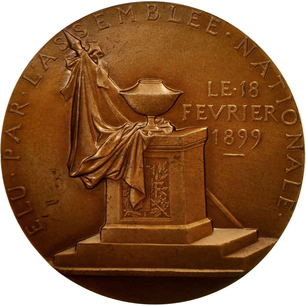 Francia, Medal, Les Présidents de la République, Émile Loubet, 1969, SC