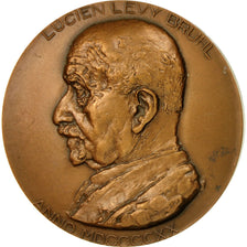 France, Medal, Lucien Lévy Bruhl, 1920, Landowski, MS(63), Bronze