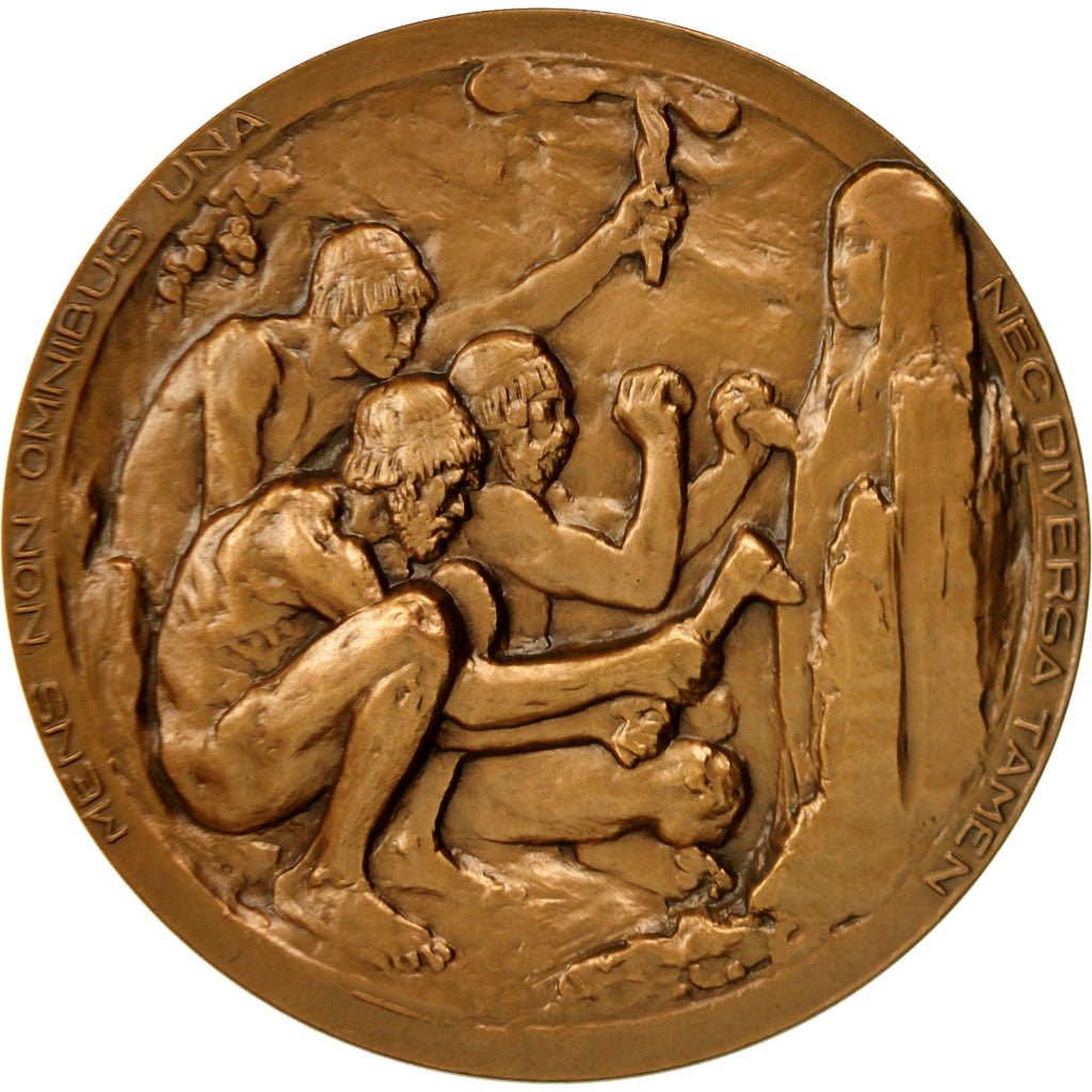 France, Medal, Lucien Lévy Bruhl, 1920, Landowski, MS(63), Bronze