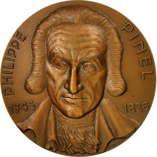 France, Medal, Philippe Pinel, 1984, Torcheux, MS(63), Bronze