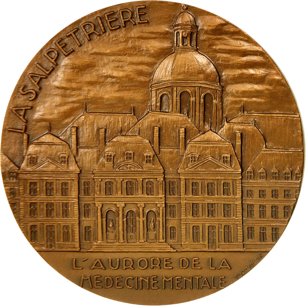 France, Medal, Philippe Pinel, 1984, Torcheux, MS(63), Bronze